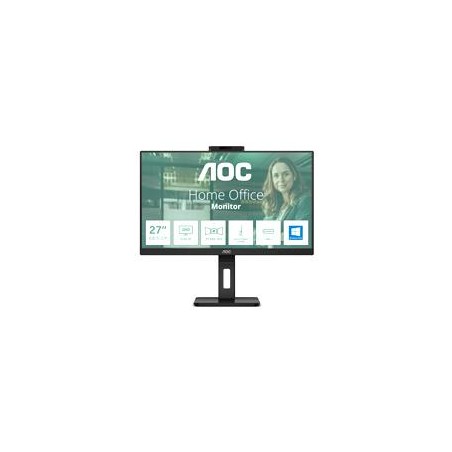 MONITOR LED AOC Q27P3CW / COLOR NEGRO / PANEL IPS DE 27 / HDMI / DP / VGA / ASPECTO 16:9 / TIEMPO DE RESPUESTA 4MS / 2560X1440