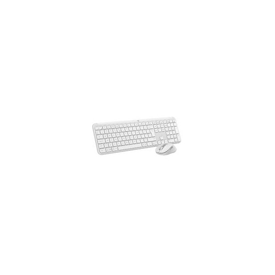 TECLADO/MOUSE LOGITECH MK950 SIGNATURE SLIM INALAMBRICO USB BOLT BLANCO