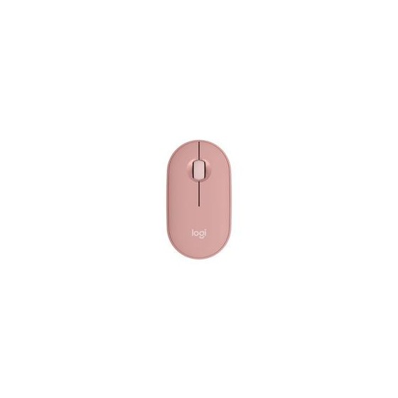 LOGITECH PEBBLE MOUSE 2 M350S ROSA INALYMBRICO EASY-SWITCH BLUETOOTH LOGI BOLT (NO INCLUIDO).