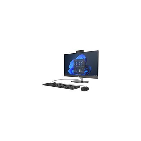 HP AIO 245 G10 NT/ 23.8 FHD PULG/ AMD RYZEN 5 7520U 2.8 GHZ 4C/ 8GB 2X4 DDR5-6400 MHZ (SOLDADA)/ SSD 256GB M.2/ NO DVD/ WI-FI 