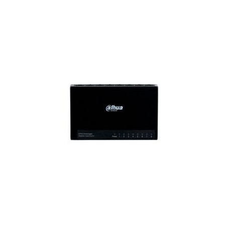 SWITCH/ DAHUA/ PFS3008-8GT-L/ SWITCH DE ESCRITORIO 8 PUERTOS/ GIGABIT ETHERNET/ 10/100/1000/ DISEYO COMPACTO/ CAPA 2/ SWITCH