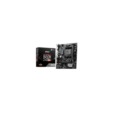 MB MSI B450 AMD S-AM4 3A GEN/4XDDR4 2933/DVI/HDMI/4XUSB 3.1/M.2/ MICRO ATX/GAMA MEDIA