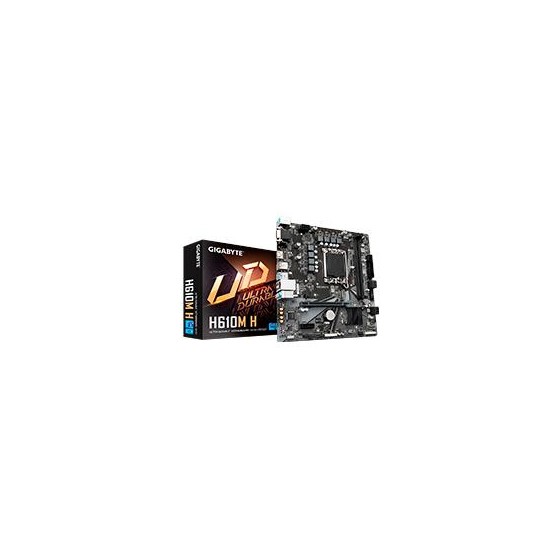 MB GIGABYTE H610M H S-1700 12VA 13VA 14VA GEN / 2X DDR5 5600 / VGA / HDMI / PCIE 4.0 / USB 3.2 / MICRO ATX / GAMA BAJA