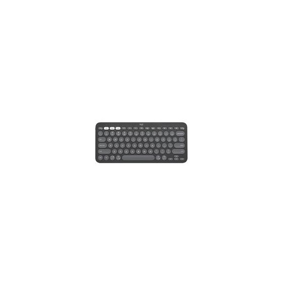 TECLADO LOGITECH PEBBLE KEYS 2 K380S GRAFITO INALAMBRICO EASY-SWITCH BLUETOOTH LOGI BOLT NO INCLUIDO. (ESPAYOL)