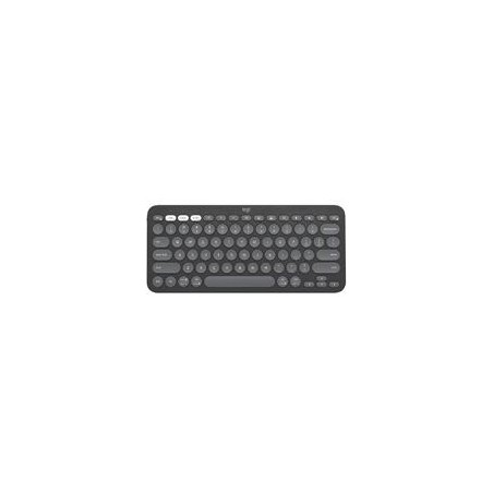 TECLADO LOGITECH PEBBLE KEYS 2 K380S GRAFITO INALAMBRICO EASY-SWITCH BLUETOOTH LOGI BOLT NO INCLUIDO. (ESPAYOL)