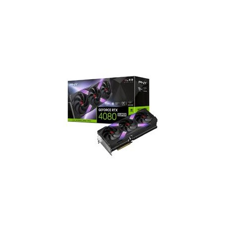 TARJETA DE VIDEO PNY NVIDIA RTX 4080 SUPER ARGB TRIPL FAN XLR8 OC / 16GB GDDR6X / 3X DP 1.4A / HDMI 2.1 / PCIE 4.0 X16 / GAMA 