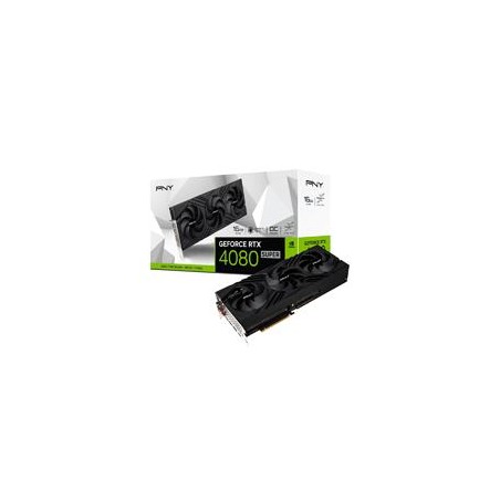 TARJETA DE VIDEO PNY NVIDIA GEFORCE RTX 4080 SUPER LED TRIPL FAN OC /16GB GDDR6X/PCIE X16 4.0/GAMA ALTA/GAMER