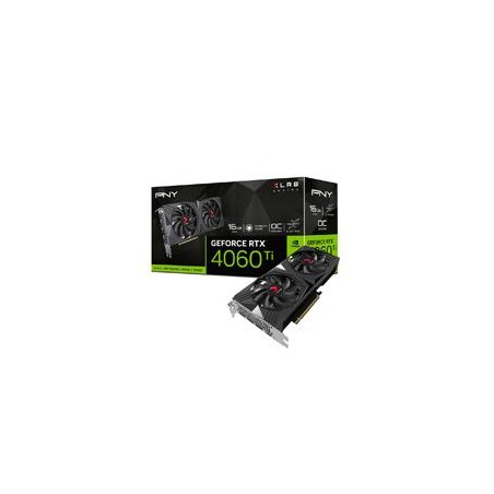 TARJETA DE VIDEO PNY GEFORCE RTX 4060 TI VERTO DUAL FAN OC XLR8/ 16GB GDDR6 / DP 1.4A / HDMI 2.1 / PCIE 4.0 X16 / GAMA ALTA / 