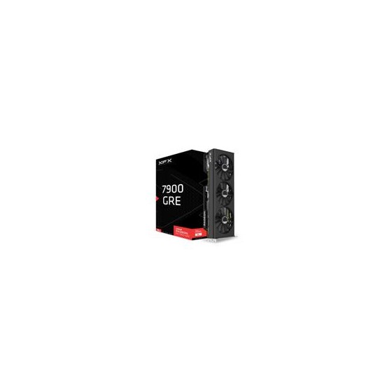 TARJETA DE VIDEO XFX AMD RADEON RX7900 GRE TRIPLE FAN / 16GB/ GDDR6/ PCIE 4.0/256 BIT/GAMA ALTA