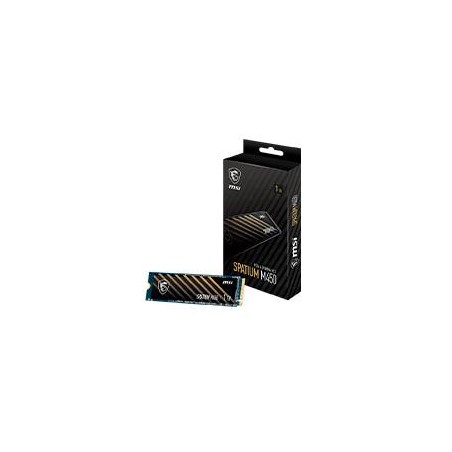 UNIDAD DE ESTADO SOLIDO SSD INTERNO MSI SPATIUM M450 1TB M.2 2280 PCIE GEN4X4, NVME 1.4 LEC 3600 / ESC 300 MB/S SPATIUM M450 P