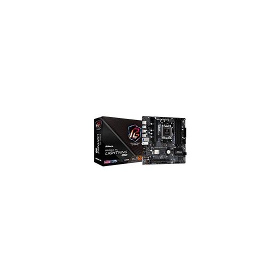 MB ASROCK B650M PHANTOM GAMING LIGHTNING WIFI/AMD AM5/192 GB DDR5 7600MHZ/1 PCIE 4.0X16/1 PCIE 3.0X16/4 SATA3/2 HYPER M.2/1 M.