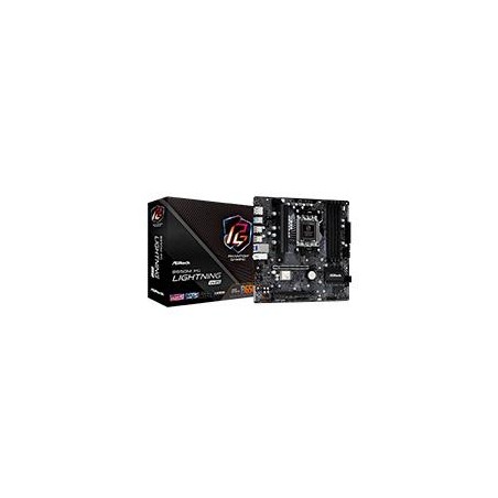 MB ASROCK B650M PHANTOM GAMING LIGHTNING WIFI/AMD AM5/192 GB DDR5 7600MHZ/1 PCIE 4.0X16/1 PCIE 3.0X16/4 SATA3/2 HYPER M.2/1 M.