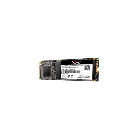 UNIDAD DE ESTADO SOLIDO SSD INTERNO 256GB ADATA XPG ASX6000 PRO M.2 2280 NVME PCIE GEN 3X4 LECT.2100 ESCRIT.1500 MBS PC LAPTOP