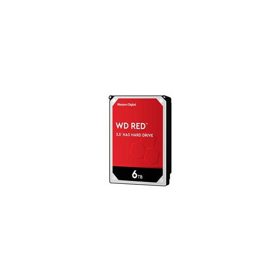 DISCO DURO INTERNO WD RED 6TB 3.5 ESCRITORIO SATA3 6GB/S 256MB 5400RPM 24X7 HOTPLUG NAS 1-8 BAHIAS (WD60EFAX)