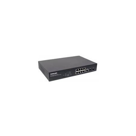 POE SWITCH ,INTELLINET,561167,WEBADMIN GB  8 PTOS 30W/PTO, 140W, 2 SFP PORTS