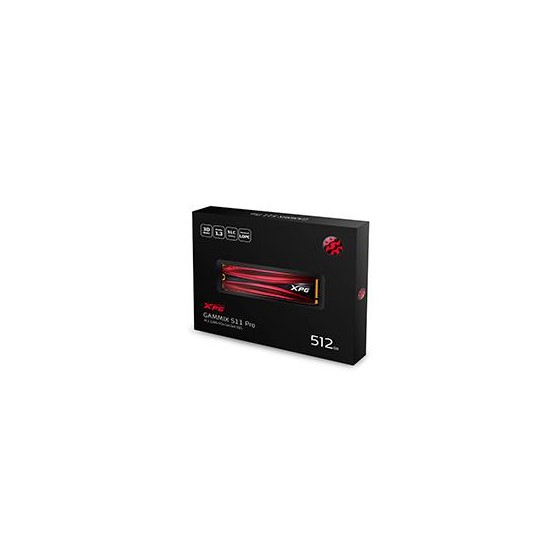 UNIDAD DE ESTADO SOLIDO SSD INTERNO 512GB ADATA XPG GAMMIX S11 PRO M.2 2280 NVME PCIE GEN 3X4 LECT. 3500 ESCRIT. 3000 MBS PC M