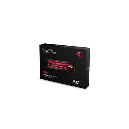 UNIDAD DE ESTADO SOLIDO SSD INTERNO 512GB ADATA XPG GAMMIX S11 PRO M.2 2280 NVME PCIE GEN 3X4 LECT. 3500 ESCRIT. 3000 MBS PC M