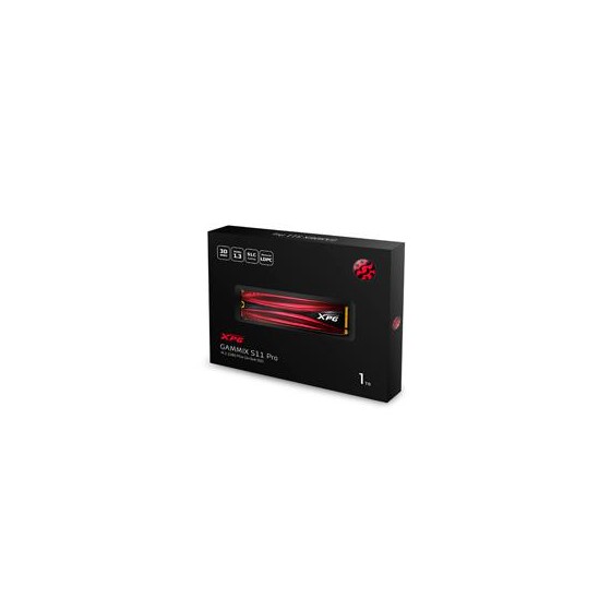 UNIDAD DE ESTADO SOLIDO SSD INTERNO 1TB ADATA XPG GAMMIX S11 PRO M.2 2280 NVME PCIE GEN 3X4 LECT. 3500 ESCRIT. 3000 MBS PC MIN