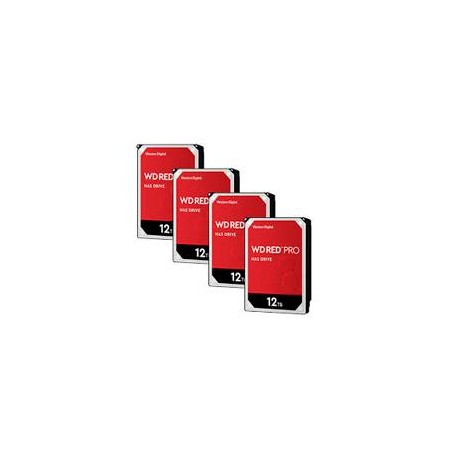 DISCO DURO INTERNO WD RED PRO 12TB 3.5 ESCRITORIO SATA3 6GB/S 256MB 7200RPM 24X7 HOTPLUG NAS 1-24 BAHIAS WD121KFBX