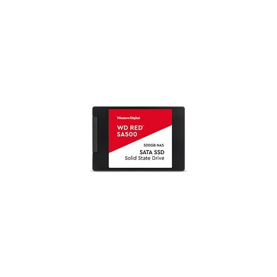 UNIDAD DE ESTADO SOLIDO SSD INTERNO WD RED SA500 500GB 2.5 SATA3 6GB/S LECT.560MBS ESCRIT 530MBS 7MM NAS WDS500G1R0A