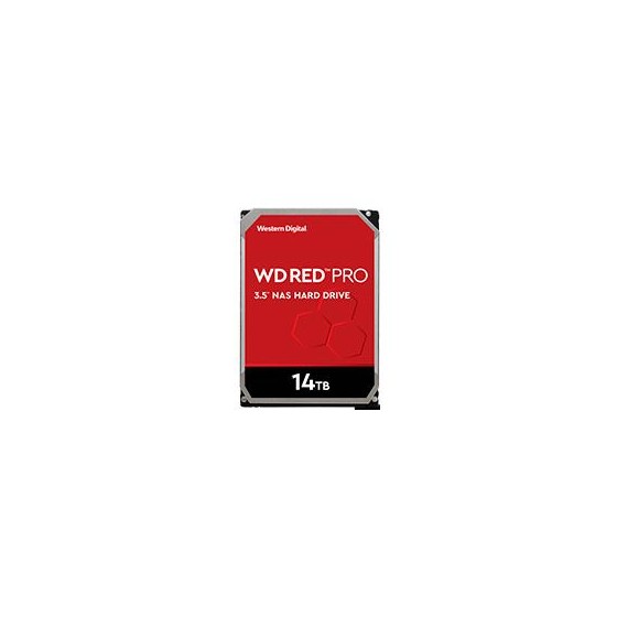 DISCO DURO INTERNO WD RED PRO 14TB 3.5 ESCRITORIO SATA3 6GB/S 512MB 7200RPM 24X7 HOTPLUG NAS 1-24 BAHIAS