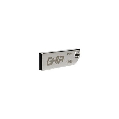 MEMORIA GHIA 16GB USB METALICA 2.0 COMPATIBLE CON ANDROID/WINDOWS/MAC