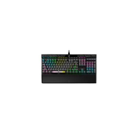 TECLADO CORSAIR K70 MAX RGB/MAGNYTICO-MECYNICO/ LED RGB RETROILUMINADO/ CORSAIR MGX /GRIS/TECLAS PBT NEGRAS/ (CH-910961G-N