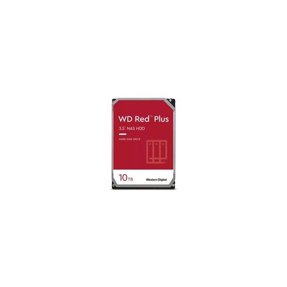 DISCO DURO INTERNO WD RED PLUS 10TB 3.5 ESCRITORIO SATA3 6GB/S 256MB 7200RPM 24X7 HOTPLUG NAS 1-8 BAHIAS WD101EFBX