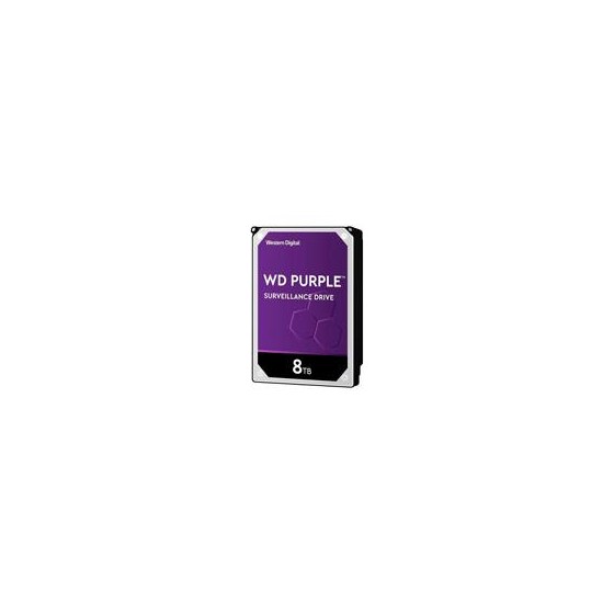 DISCO DURO INTERNO WD PURPLE 8TB 3.5 ESCRITORIO SATA3 6GB/S 128MB 5640RPM 24X7 DVR NVR 1-16 BAHIAS 1-64 CAMARAS WD84PURZ