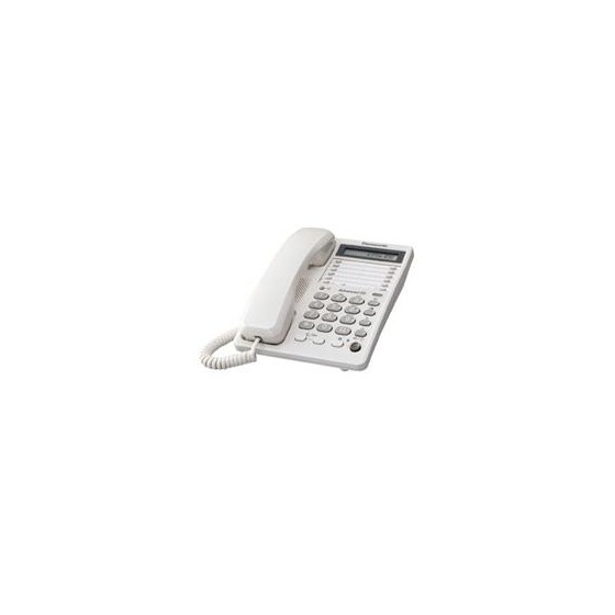 TELEFONO PANASONIC KX-TS108MEW/ ALAMBRICO UNILINEA 16 TECLAS Y LCD  ALTAVOZ BLANCO 