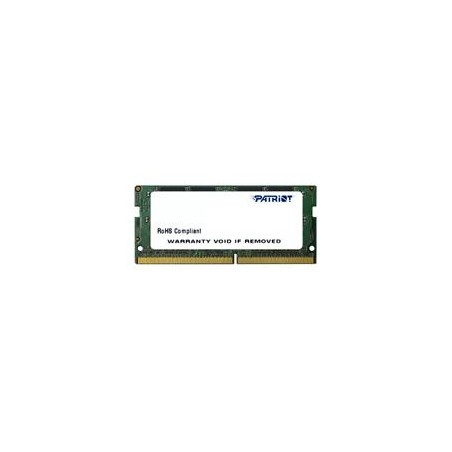 MEMORIA PATRIOT SIGNATURE LINE GREEN DDR4, 2400MHZ, 8GB (1X 8GB), NON-ECC, CL17, SO-DIMM