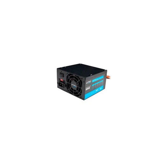 FUENTE DE PODER ACTECK BLAZAR FT500/ FACTOR ATX /500W / 24 PINES 2 S-ATA MAS MOLEX MODELO R-500/ ES-05001