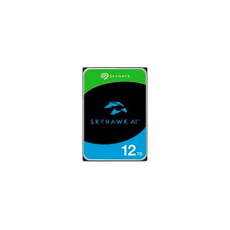 DISCO DURO INTERNO SEAGATE SKYHAWK AI 12TB 3.5 ESCRITORIO SATA3 6GB/S 256MB 7200RPM VIDEO VIGILANCIA AI 24X7 NVR 1-16 BAHIAS 1