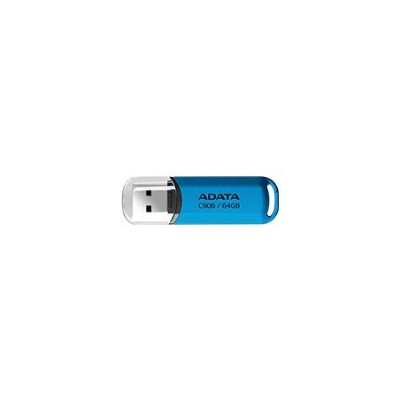 MEMORIA ADATA 64GB USB 2.0 C906 AZUL (AC906-64G-RWB)