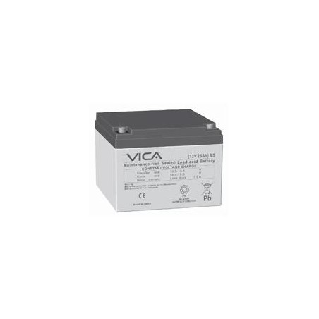 BATERIA DE REEMPLAZO VICA 12V 26AH, GENERICA PARA EL 80 DE LOS NO BREAK DE OTRAS MARCAS