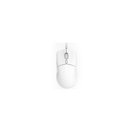 MOUSE GAMER NZXT LIFT 2 SYMM / BLANCO / SENSOR PIXART PMW3395 / 100 MILLONES DE CLICKS / 26,000 DPI