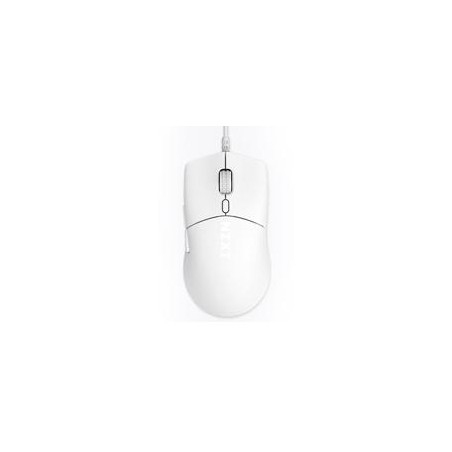 MOUSE GAMER NZXT LIFT 2 SYMM / BLANCO / SENSOR PIXART PMW3395 / 100 MILLONES DE CLICKS / 26,000 DPI