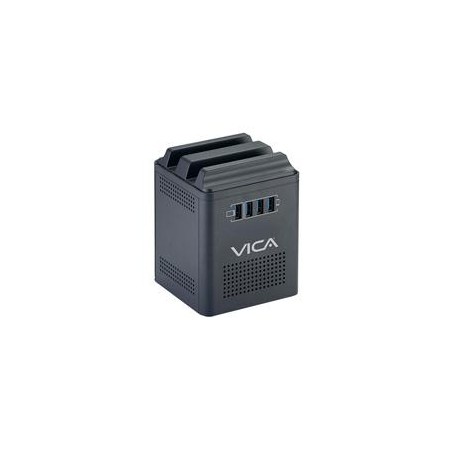  REGULADOR DE VOLTAJE VICA CONNECT 800 800 VA / 400 W 4 TOMAS NEMA 5-15R Y CENTRO DE CARGA CON 4 PUERTOS USB