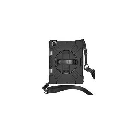 FUNDA BROBOTIX DE USO RUDO, CON CORREA Y GIRO 360 GRADOS, PARA IPAD 12.9 PRO