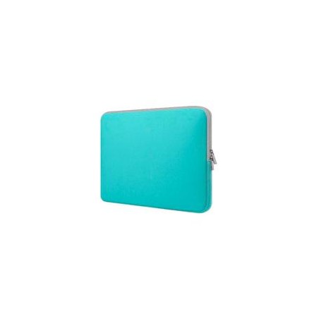 FUNDA BROBOTIX DE NEOPRENO PARA LAPTOP 14 PULGADAS, COLOR MENTA