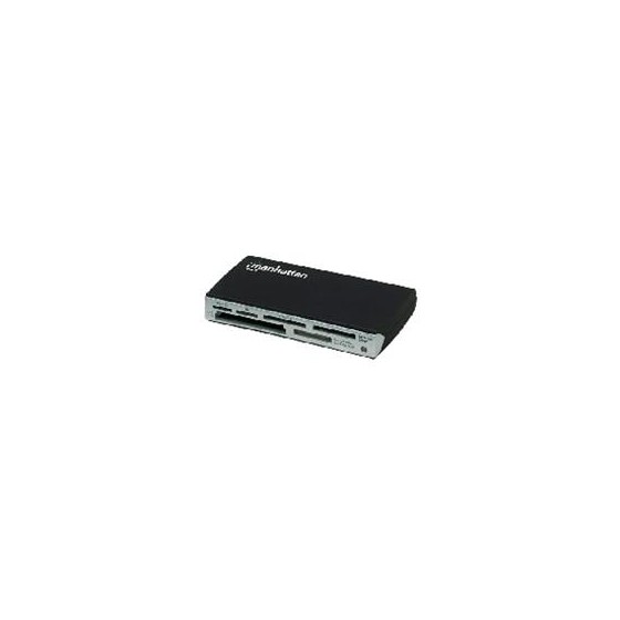 LECTOR TARJETAS,MANHATTAN,100939, USB 2.0, 60 EN 1