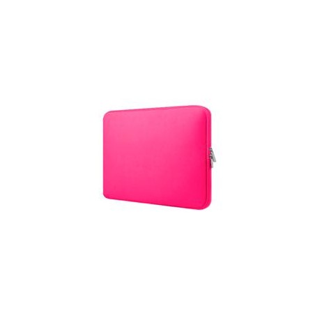 FUNDA BROBOTIX  DE NEOPRENO PARA LAPTOP 14 PULGADAS, COLOR ROSA