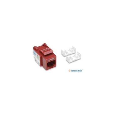 JACK,INTELLINET,210478, CAT 5E DE IMPACTO KEYSTONE ROJO