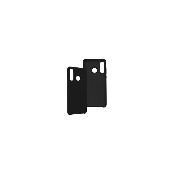 FUNDA GHIA DE SILICON COLOR NEGRO CON MICA PARA HUAWEI P30 LITE