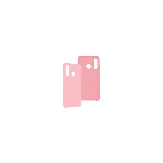 FUNDA GHIA DE SILICON COLOR ROSA CON MICA PARA HUAWEI P30 LITE