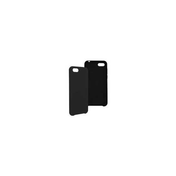 FUNDA GHIA DE SILICON COLOR NEGRO CON MICA PARA HUAWEI Y5