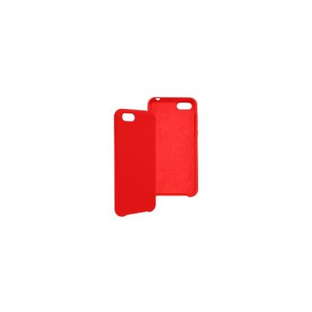 FUNDA GHIA DE SILICON COLOR ROJO CON MICA PARA HUAWEI Y5