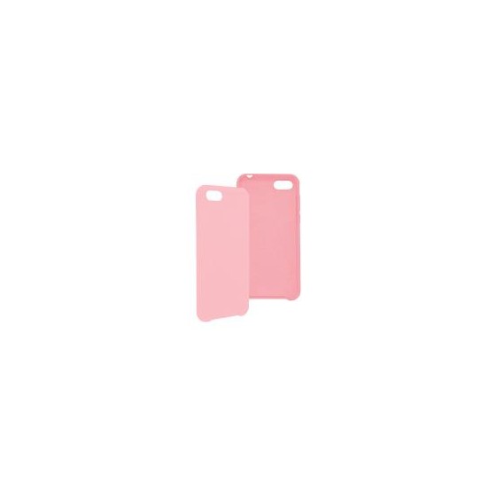 FUNDA GHIA DE SILICON COLOR ROSA CON MICA PARA HUAWEI Y5