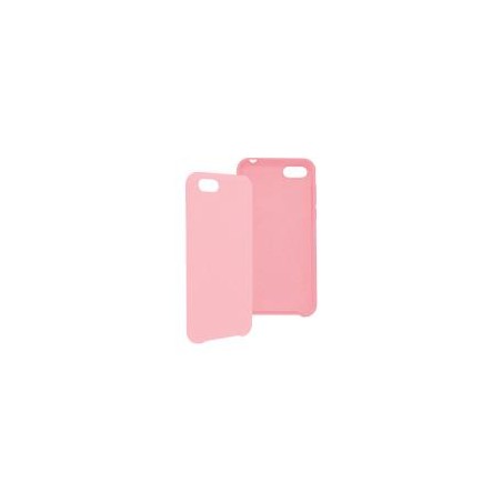 FUNDA GHIA DE SILICON COLOR ROSA CON MICA PARA HUAWEI Y5