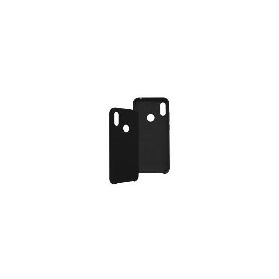 FUNDA GHIA DE  SILICON COLOR NEGRO CON MICA PARA HUAWEI Y6 2019